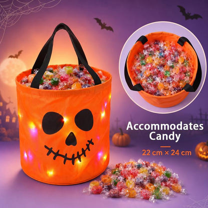 Light-Up Trick-or-Treat Bags