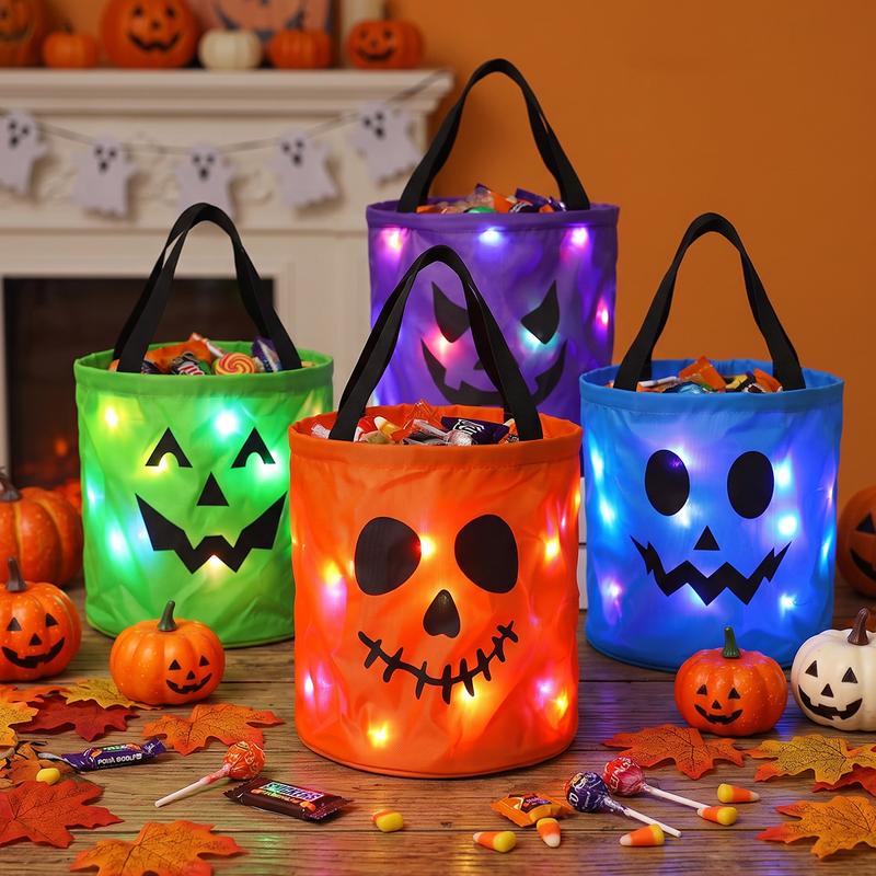 Light-Up Trick-or-Treat Bags