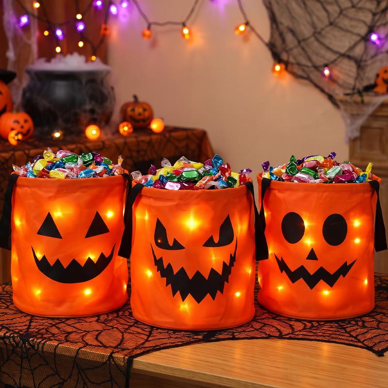 Light-Up Trick-or-Treat Bags